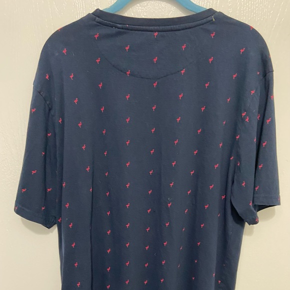 Denim & Flower Black w/ Pink Flamingos - Picture 2 of 3